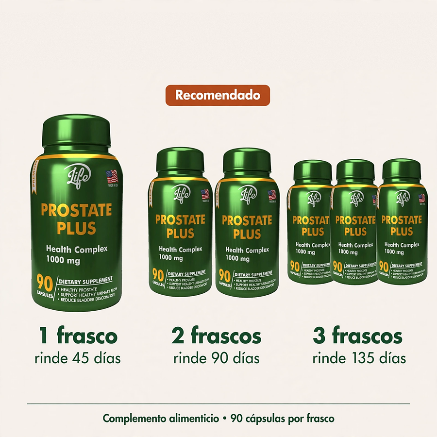 Prostate Plus x90 cápsulas - 2 frascos